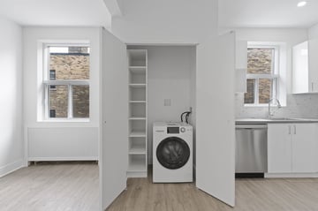 Appartement avec machine à laver