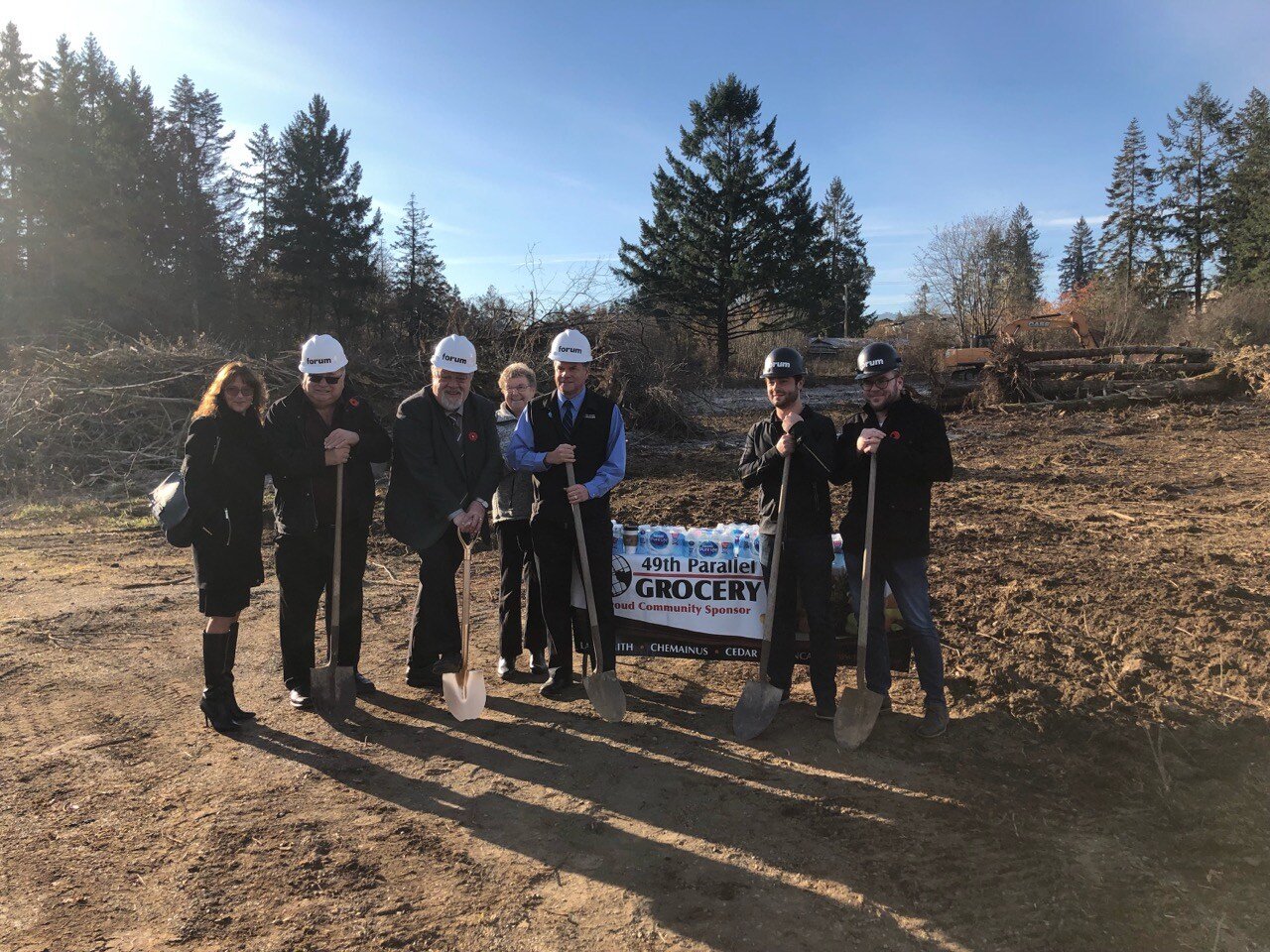 Richmonds break ground for new 49th Parallel store in Duncan