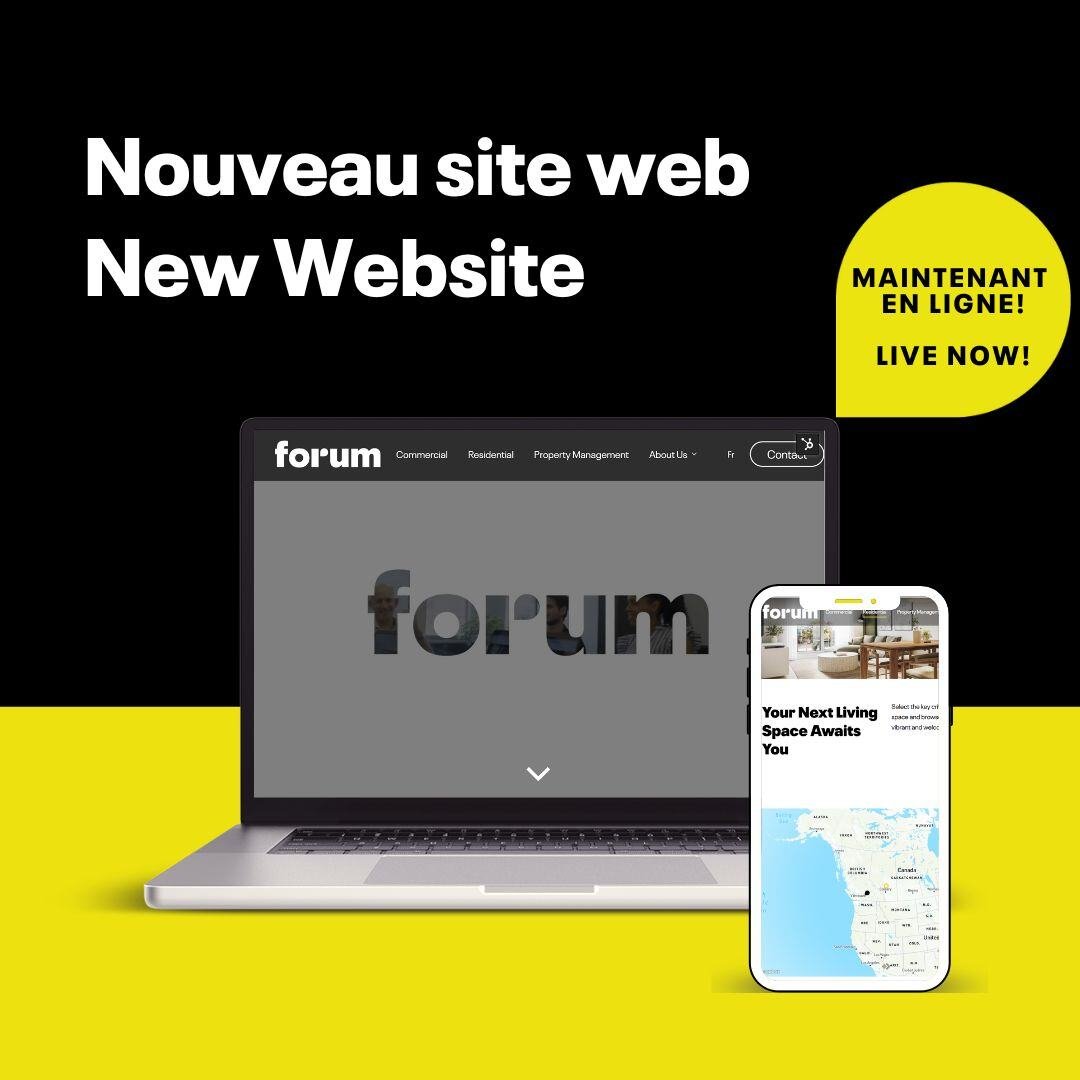 Forum dévoile son nouveau site web