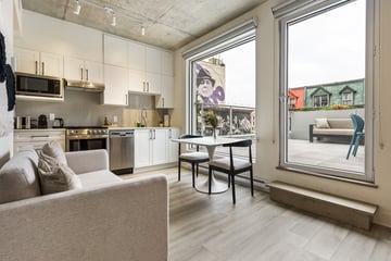 Studio with terrace
